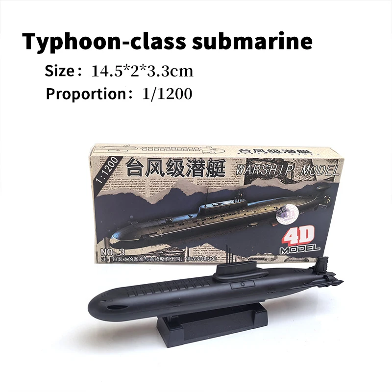 Kit de modèles de navire de guerre à assembler 4D 8 en 1, jouets de Simulation militaire avec destructeur, sous-marin, cadeau/Collection de navire de garde coastiale