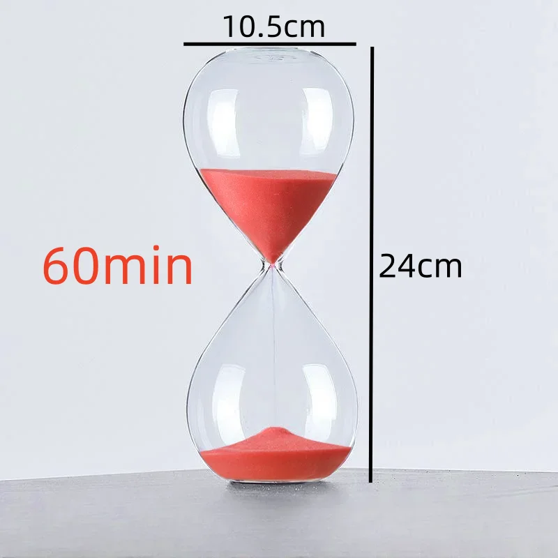 60 Minutes Nordic Handmade Glass Hourglass Children's Do Homework Sandglass Timer Creative Sand Clock Home Desktop Decorations