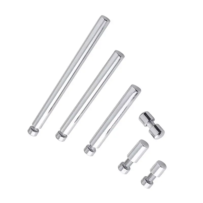 

Courier Shipping 1000PCS Solid Advertisement Nails Screws Bolts Acrylic Billboard Glass Standoffs Pins