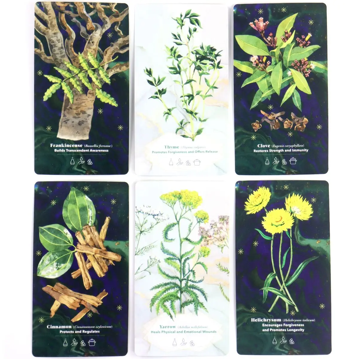 11*6 سم سطح شفاء الزيوت الأساسية لتعزيز الجسم والعقل والروح 52 بطاقة #3