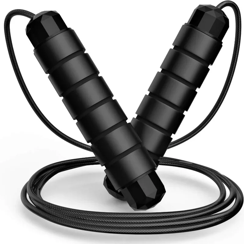 Wire Jump Rope Fitness Weight Training Jump Rope Racing Sports Equipment, Family Exercise and Slim Body for Children and Adults