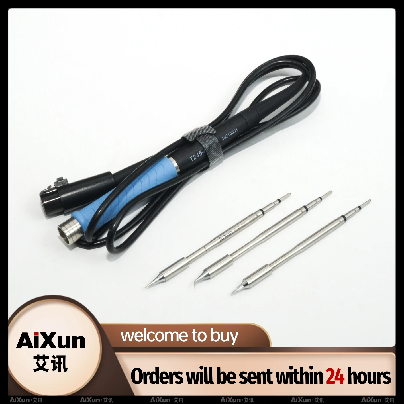 

Aixun C210 C245 C115 Soldering Iron Tips T12 Station Handle For apply to T210 T245 T115 Original Sugon T26 T26D Lead Free