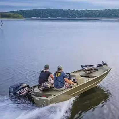 Leisure and Entertainment Small Outboard Welded Aluminum Drifting Fishing Jon Boat with Engine