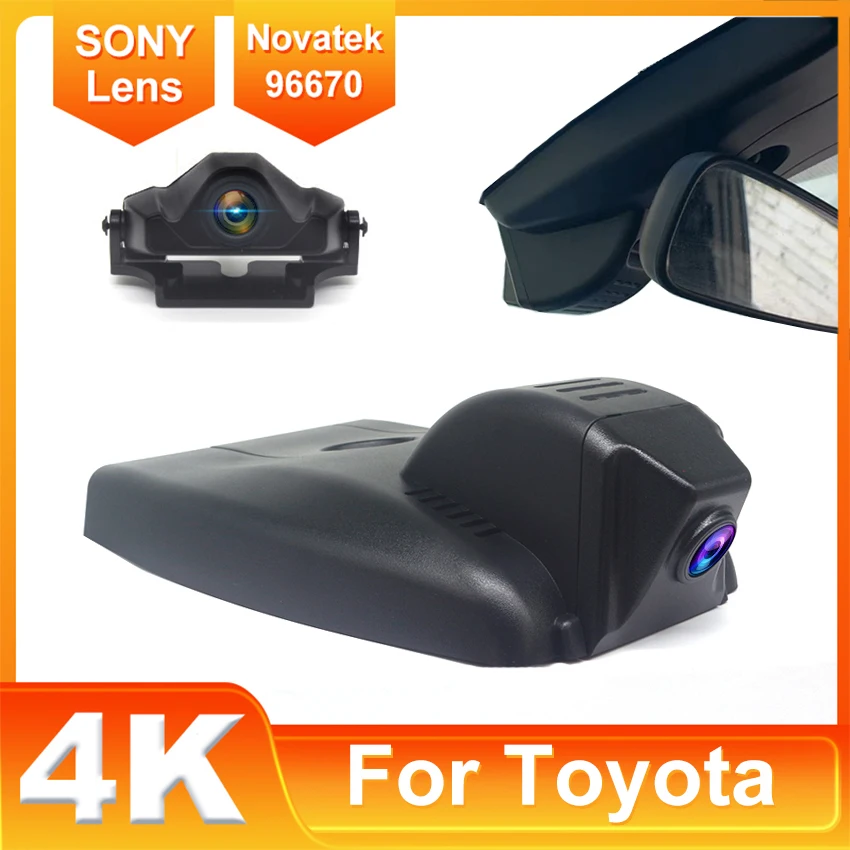 

UHD 2160P Easy Installation Car DVR Wifi Video Recorder 4K Dash Cam Camera For Toyota C-HR CHR Hybrid 2017 2018 2019 2020