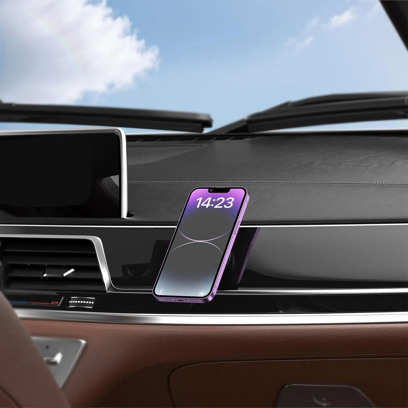 

Магнитный держатель для телефона в автомобиль, виброустойчивая подставка для смартфонов на приборную панель, магнитное крепление для телефона на приборную панель автомобиля, для внедорожников, грузовиков, фургонов