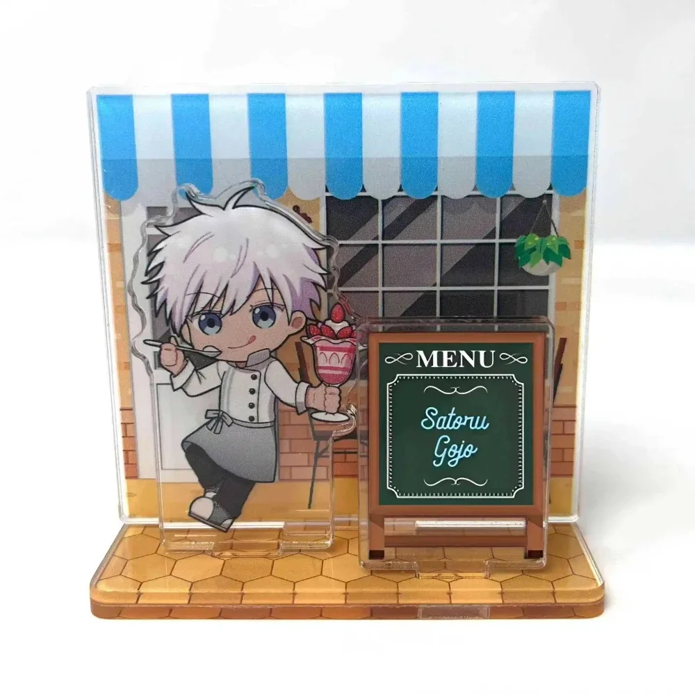 Julongsu kaisen anime periféricos satoru gojo nanami kento mini suporte ornamentos acrílicos modelo coleções bonecas figura presentes