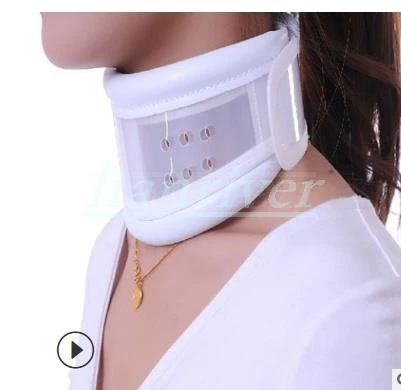Retractor air permeable fixed neck brace cervical spine retractor household lifting collar neck brace