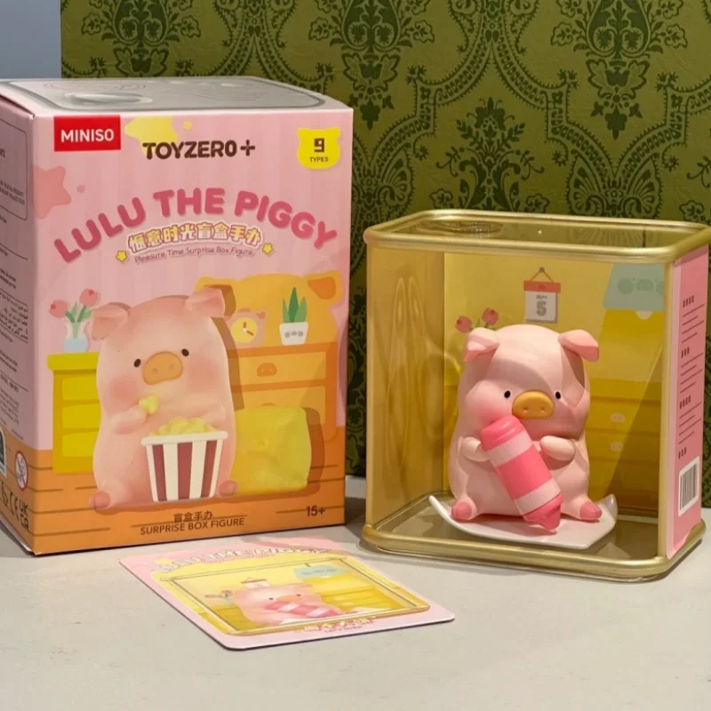 

В наличии оригинальная Lulu The Piggy Cozy Time Series слепая коробка Lulu Piggy аниме фигурка куклы Mystery Box модель Kawaii Lulu игрушка в подарок