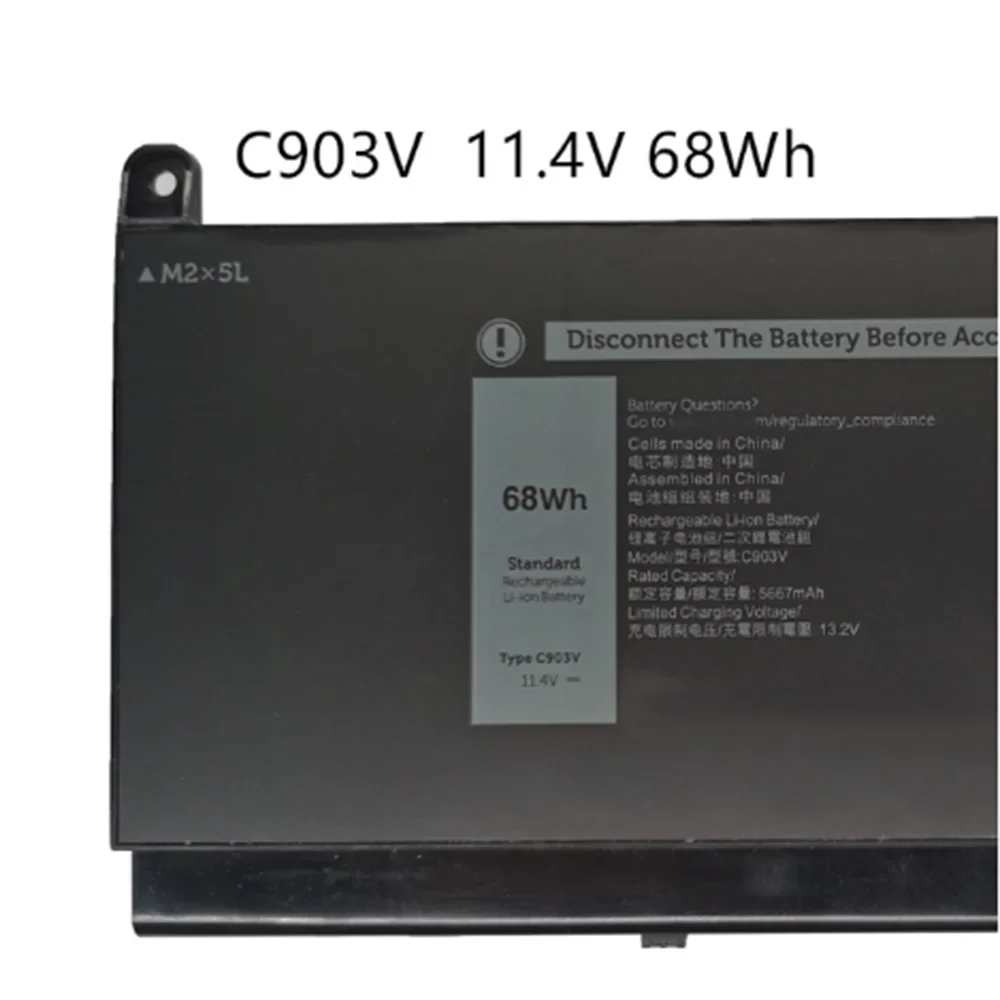 Imagem -05 - Pkwvm-bateria Original do Portátil para Dell Precision 95wh C903v 68wh Cr72x 17c06 447vr 68nd3 J0vnr 7550 7560 7750 7760