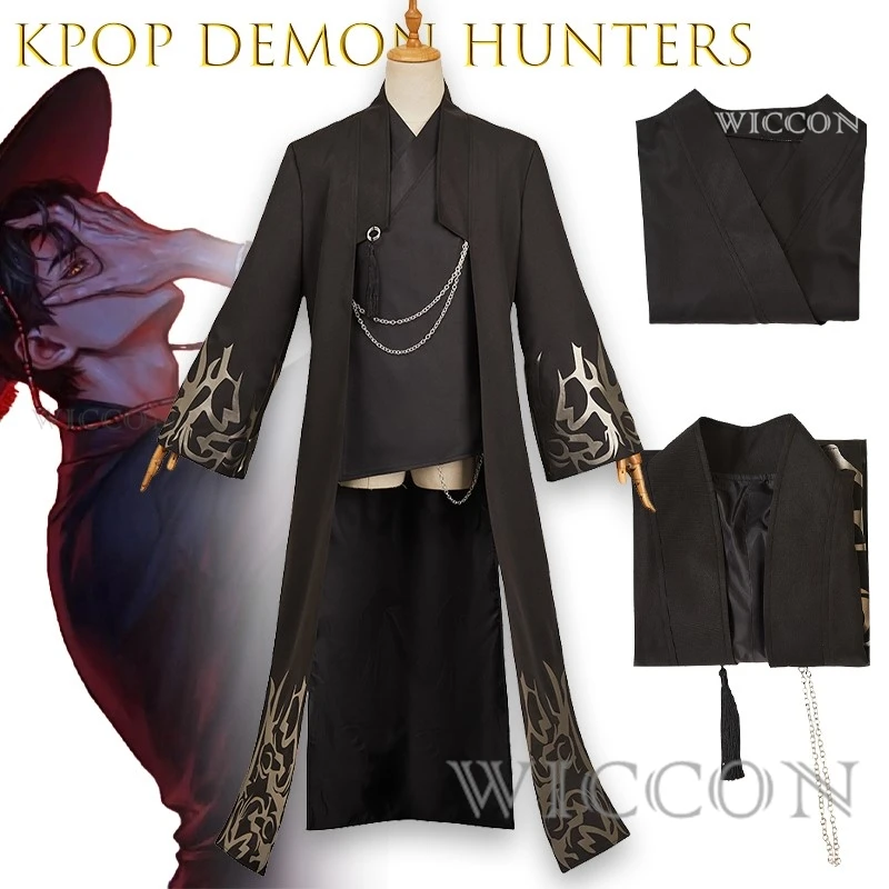 

Kpop Demon Hunter Saja Boys Jinu косплей реквизит для ролевых игр вечерние костюмы на Хэллоуин комплект одежды