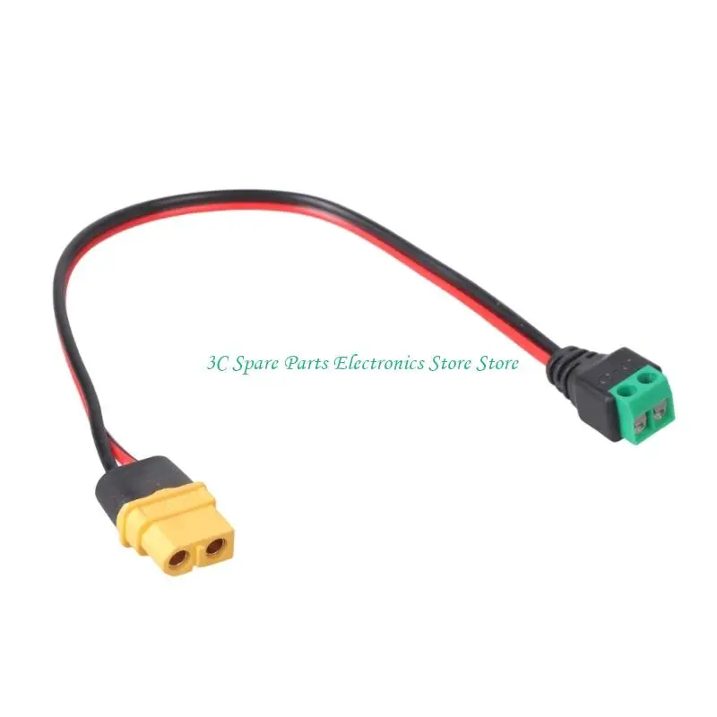 SZ Practical No Solder XT60 Connectors to 2 Pin Terminal Wire Plastic Texture Suitable for Models Projects and Charging