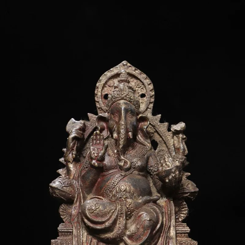 Tibetan Buddhism Lord Ganesha Buddha Statue Ornaments Elephant Hindu God Sculpture Figurines Lucky Home Decoration