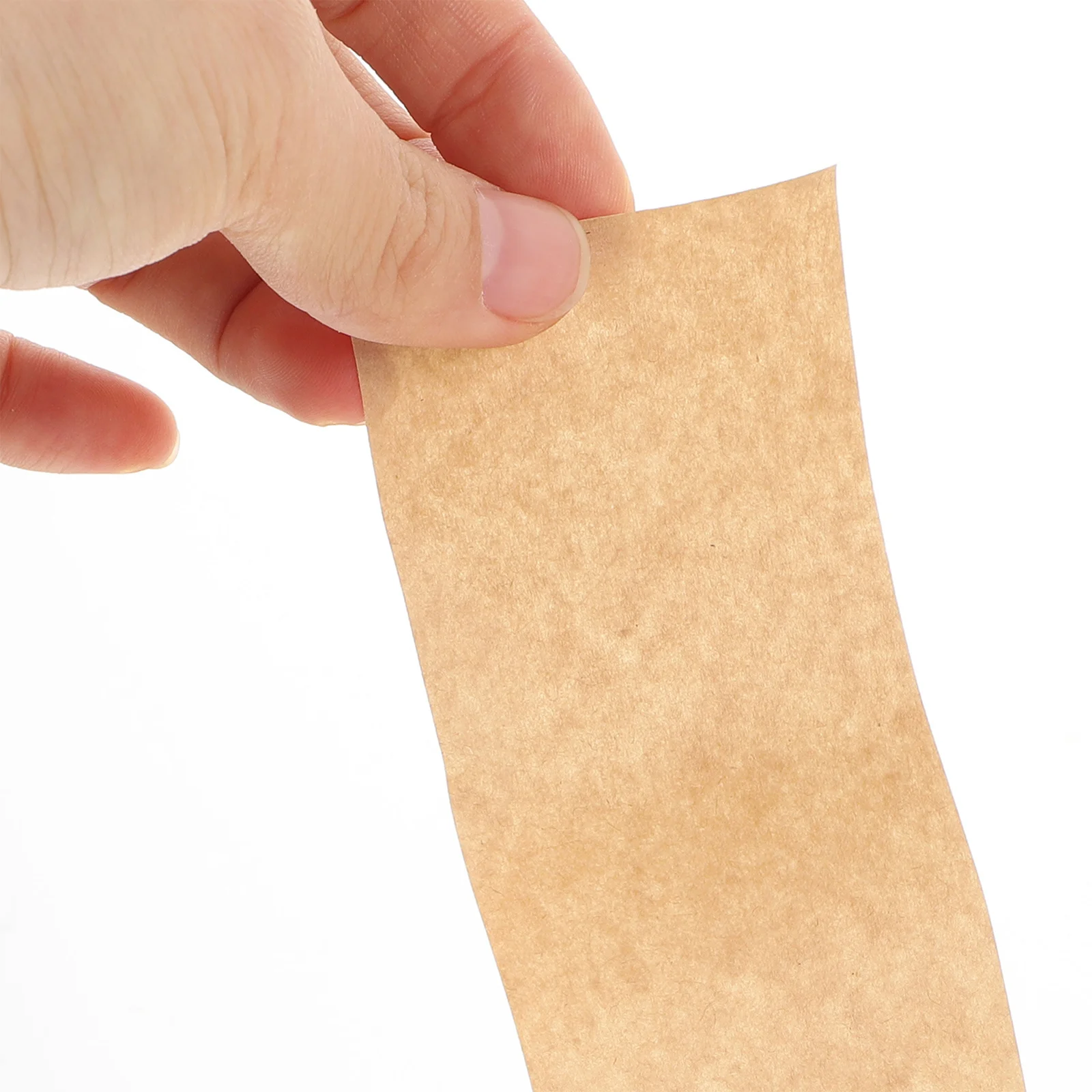 

2pcs Brown Paper Packing Writable Craft Paper Tape For Diy Sealing Multi-Function Flatback Packaging Tape Rolls