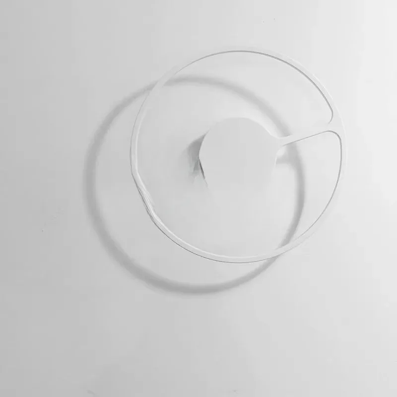 Nordic, time aperture round, wall clock metal, clock black and white minimalist design