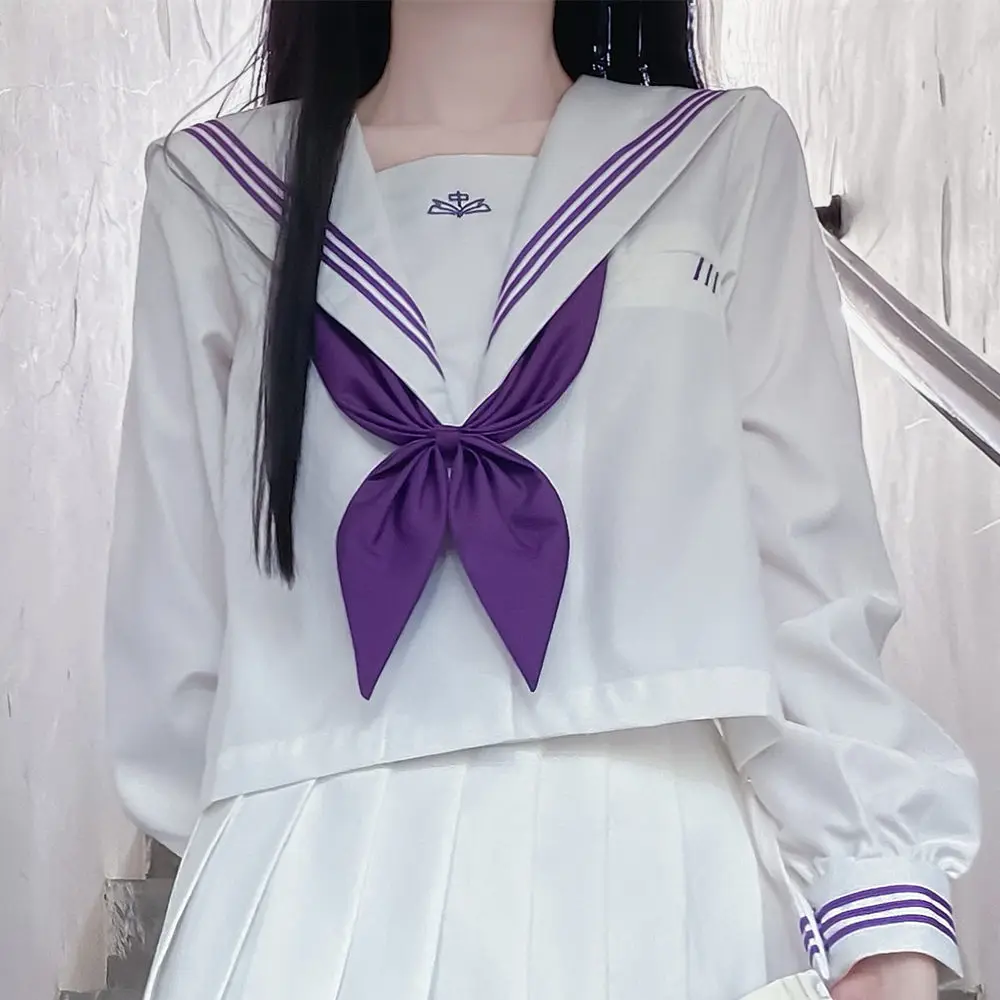 Jk uniforme de estudiante japonés JK, traje de marinero, traje intermedio de manga larga, uniforme amigable con el Cosplay, lindo uniforme de estilo japonés