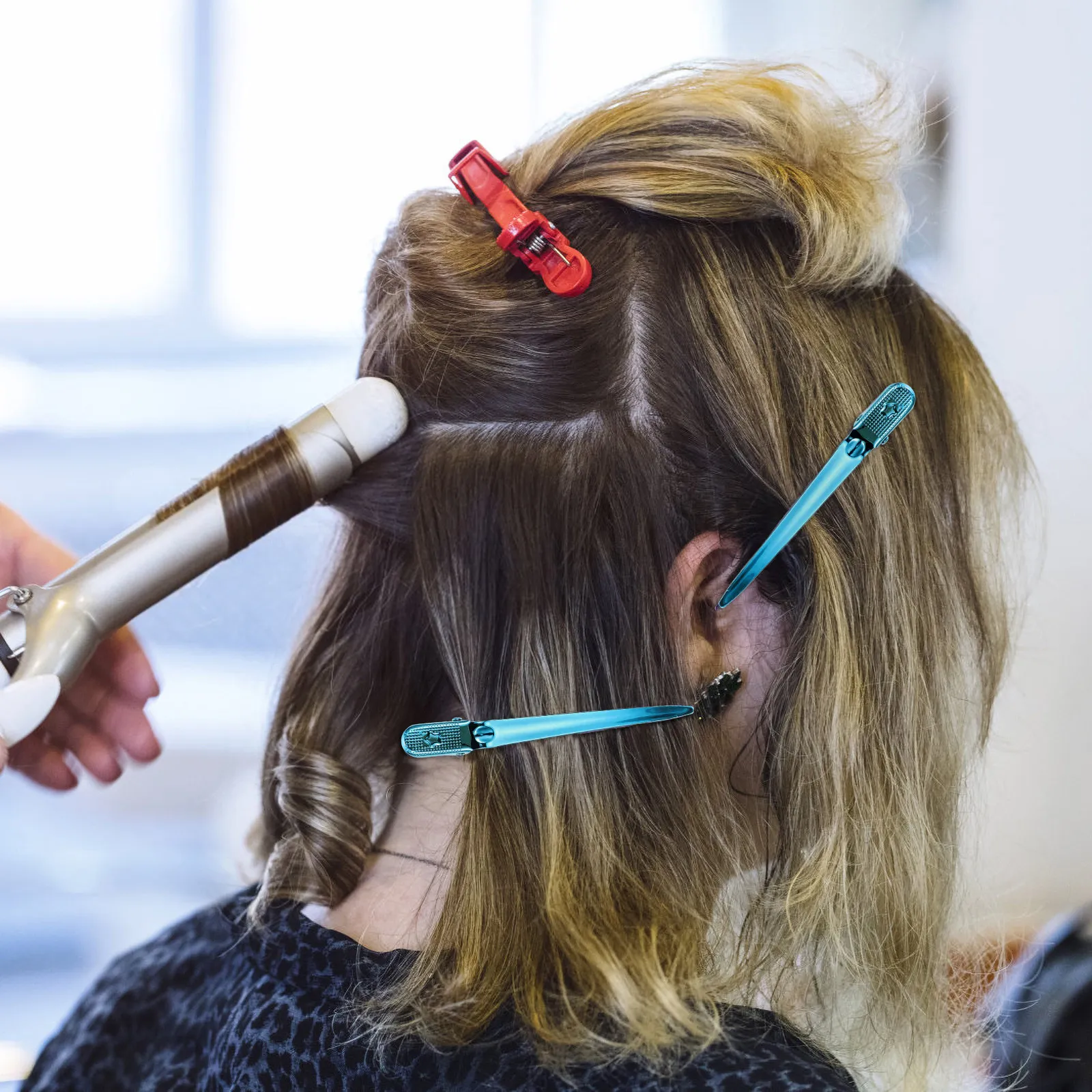 

12Pcs Colorful Hairdressing Duckbill Clips High-Quality Smooth Surface Non-Slip Hair Styling Clamps for Face Washing Hair