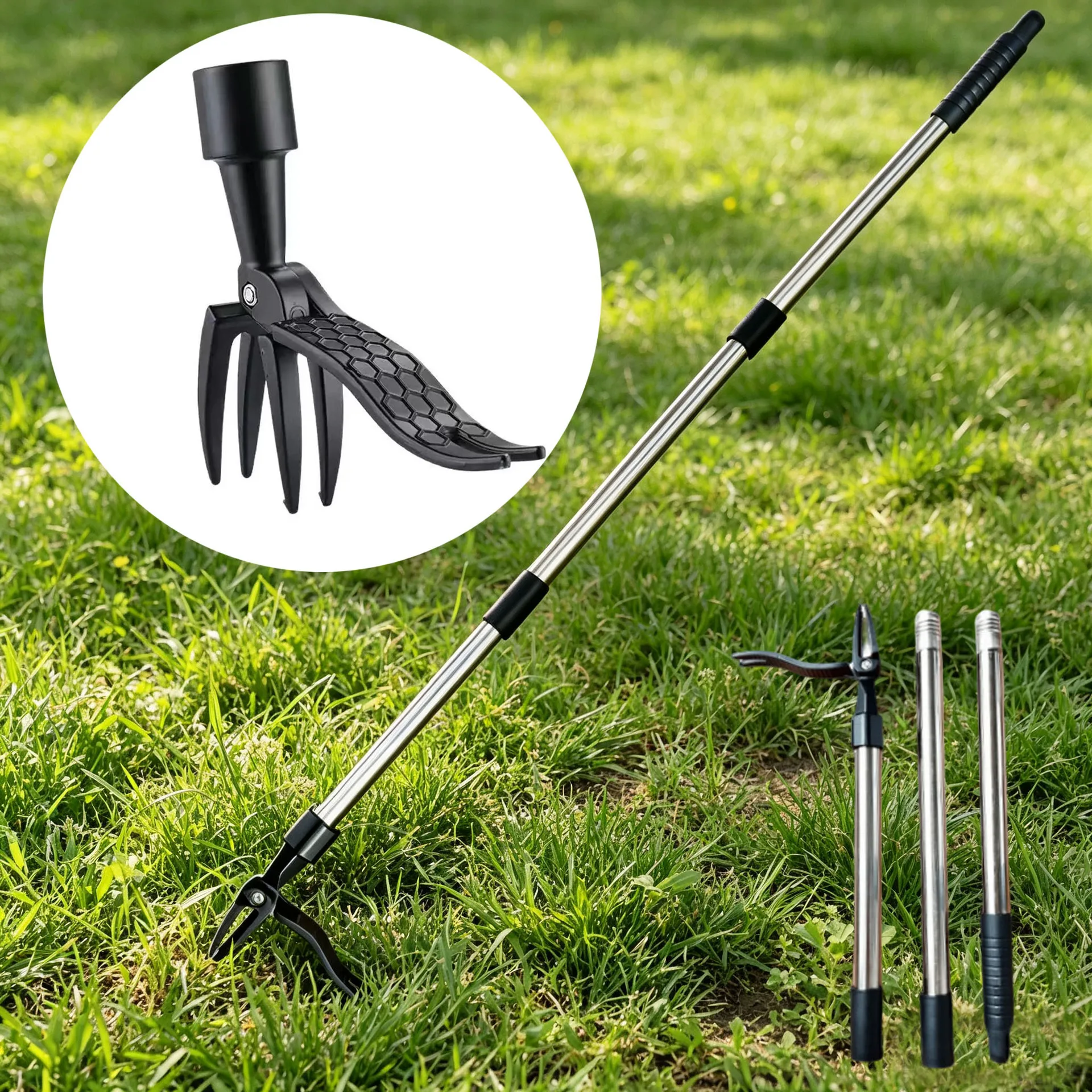 Standing weeder Manual weeder Rooter Removable garden weeder weed remover