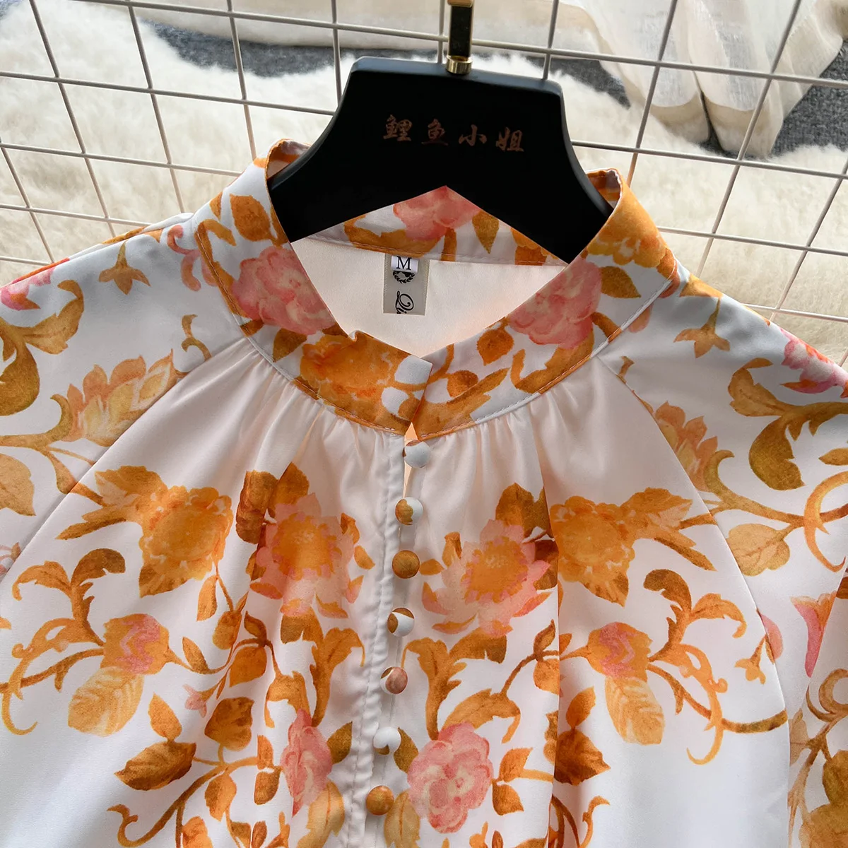 Imagem -05 - Conjuntos Vintage com Estampa Floral de Verão para Mulheres Roupas Elegantes Camisa de Manga Curta e Shorts de Cintura Alta com Cinto Conjunto de Peças 2023