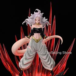 28cm Anime Dragon Ball Z Figurine Android #21 Majin Buu Figure PVC Statue Collectible Model Toys Gifts