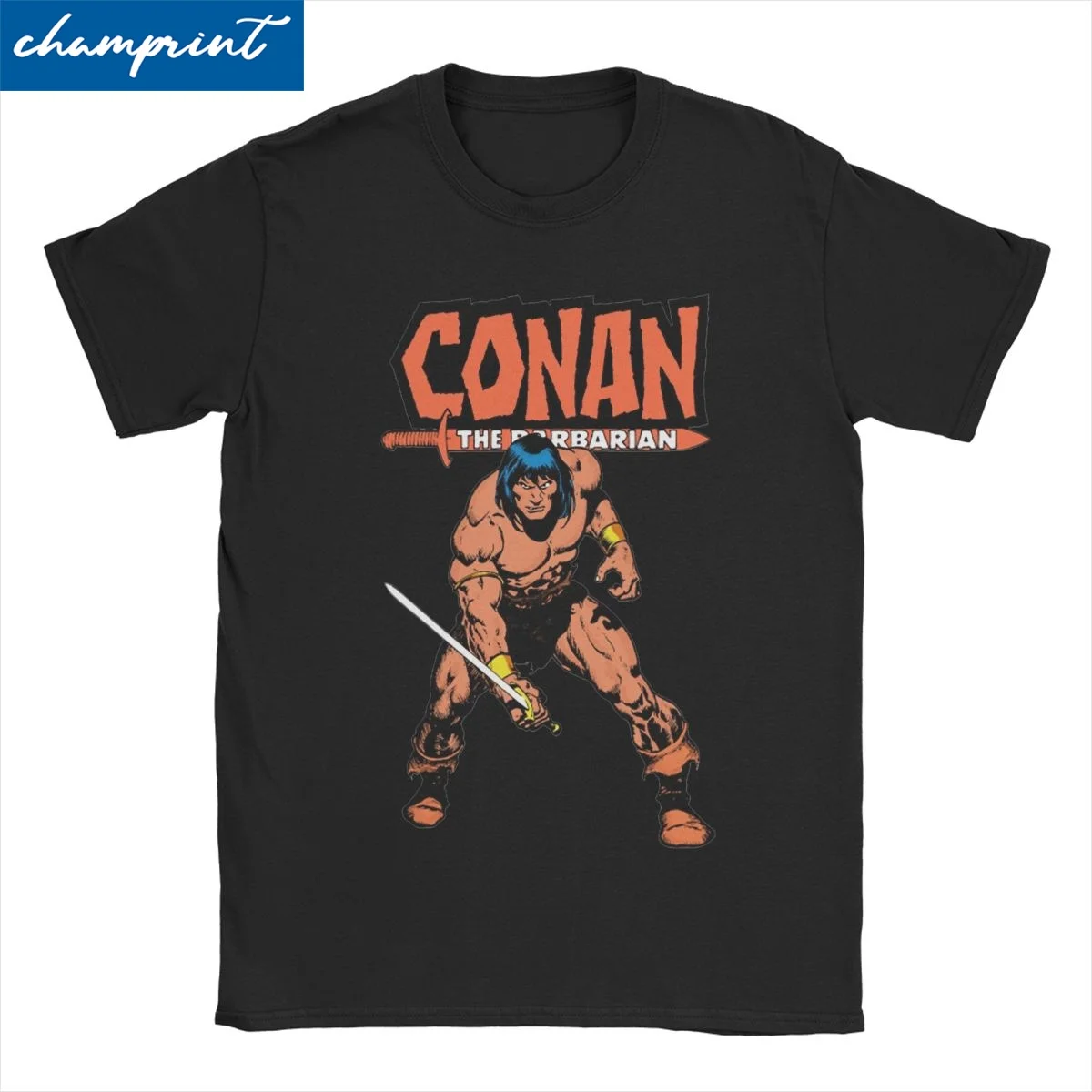 

CONAN THE BARBARIAN Movie for Men Women T Shirts Conan The Barbarian Novelty Tees Short Sleeve T-Shirt Cotton Summer Clothes