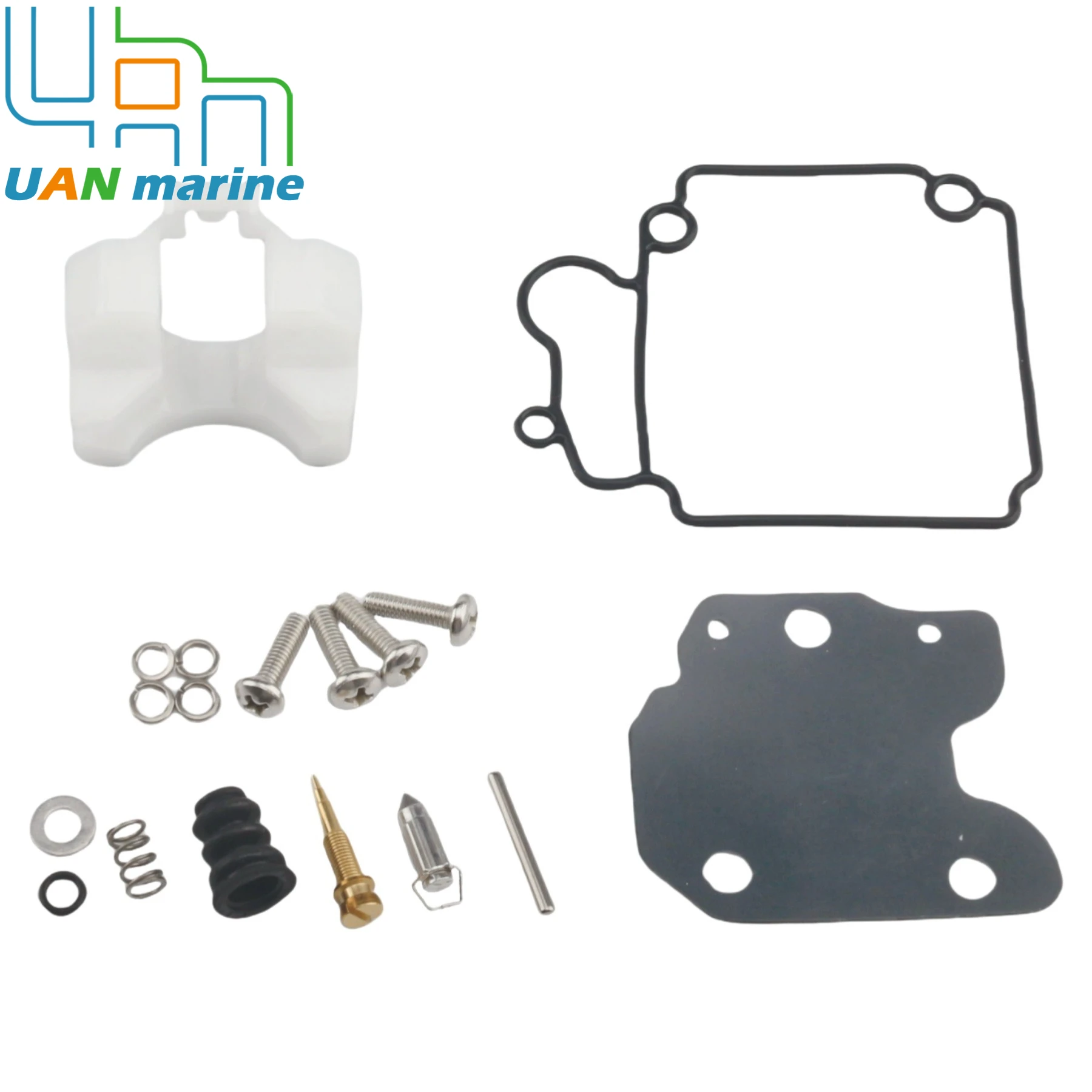 6BL-W0093-00 Carburetor Repair Kit for Yamaha Outboard Motor 4 Stroke F T 25 HP Carbs Rebuild Parts Replacement 6BL-W0093-00-00