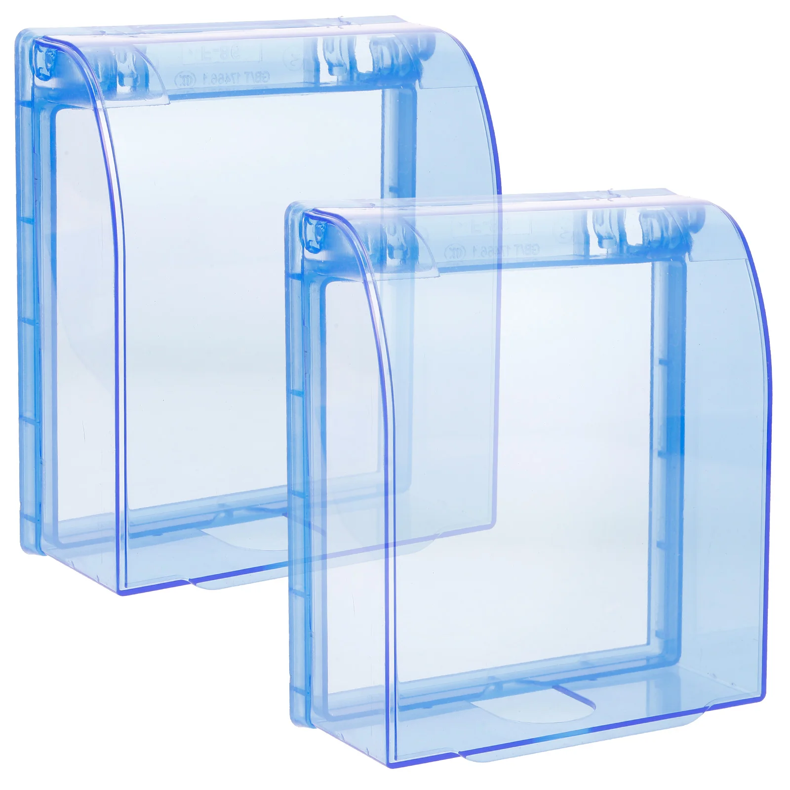 

2pcs Waterproof Socket Outlet Cover Sticky Receptacle Protector Electrical Outlet Box For Baby Safety Plug Cover