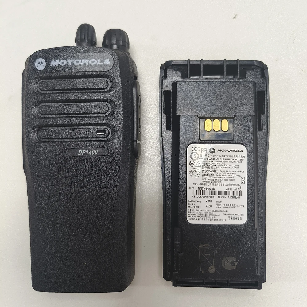 วิทยุสื่อสารสองทาง DP1400 VHF ดิจิตอล วิทยุสื่อสารระยะไกล DP 1400 เครื่องรับส่งสัญญาณอินเตอร์คอม วอล์คกี้ทอล์คกี้ 10 กม.