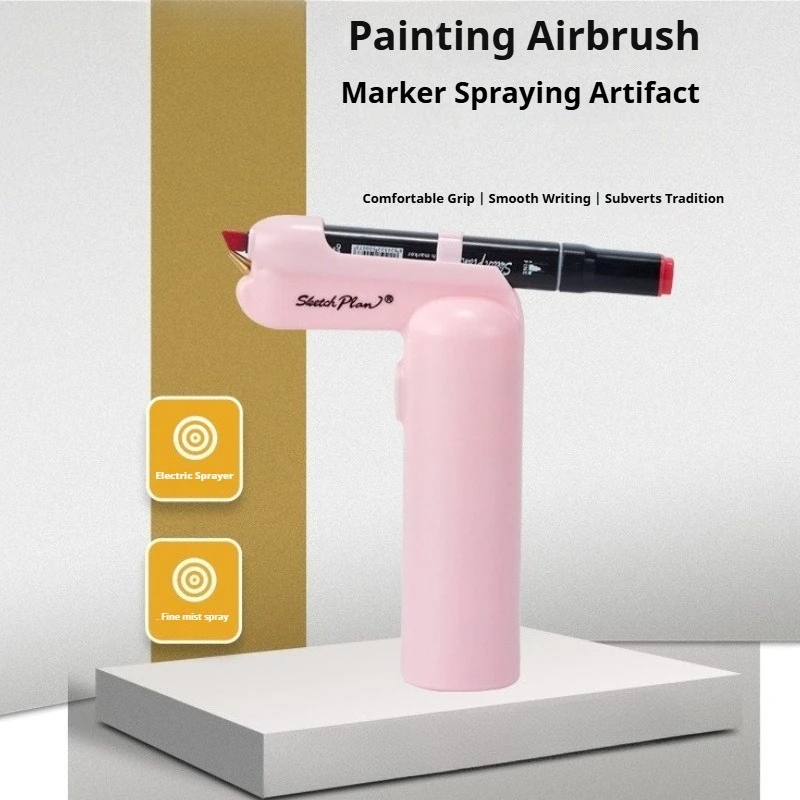 

Пистолет-распылитель Mark Pen для рисования и печати, многофункциональная фигурка, набор для раскрашивания и печати, перезаряжаемый портативный инструмент