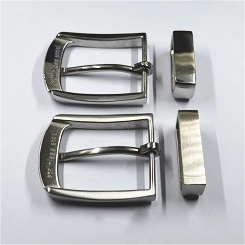 40mm Stainless Steel Belt Buckle for Man DIY Leather Craft Hardware Metal Pin Belt Buckle Sewing Accessoriesfor beltwidth38-39mm