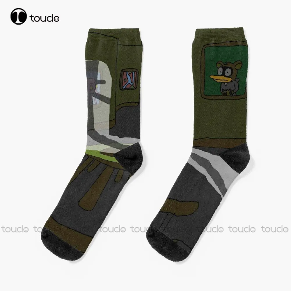 

Tracey Museum Socks Black Football Socks Personalized Custom Unisex Adult Teen Youth Socks 360° Digital Printing Streetwear