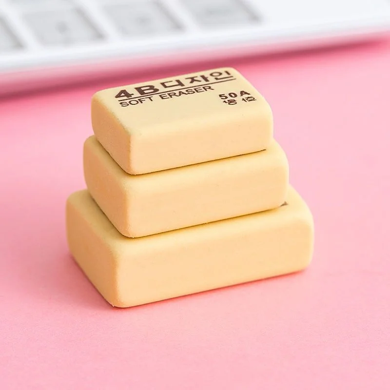 10 шт. 4B ластик для карандашей, студенческие офисные школьные канцелярские принадлежности, письменные принадлежности, художественный рисунок, резиновые неправильные вопросы, корректирующий ластик