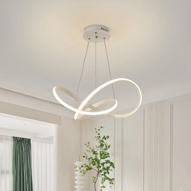 Lampadario moderno a soffitto a LED semplice Sala da pranzo Corridoio Lampada a sospensione Camera da letto Soggiorno Luce Decorazione della casa