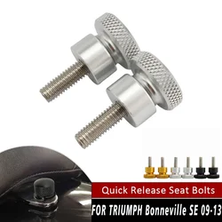 T100 Accessories Motorcycle Seat Bolt Tab Screw Quick Release Removal for Triumph Bonneville SE Scrambler Thruxton 865 2004-2015