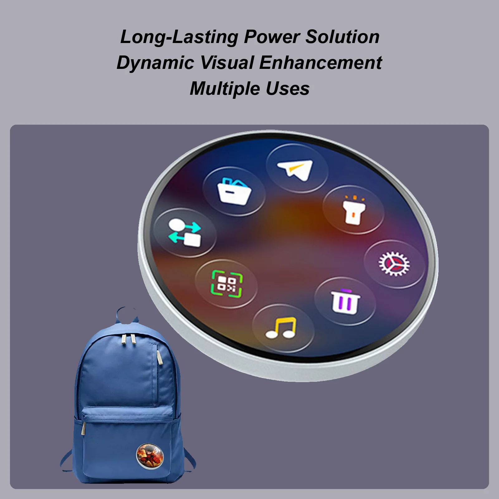 

Цифровой значок с HD-дисплеем 1,85 дюйма, сенсорный экран, милый значок-брошь с цифровым дисплеем для рюкзаков, для персональных фотографий и GIF-снимков на Рождество