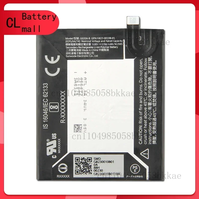 Replacement Phone Battery G020A-B For HTC Google pixel 3A XL Battery 3700mAh