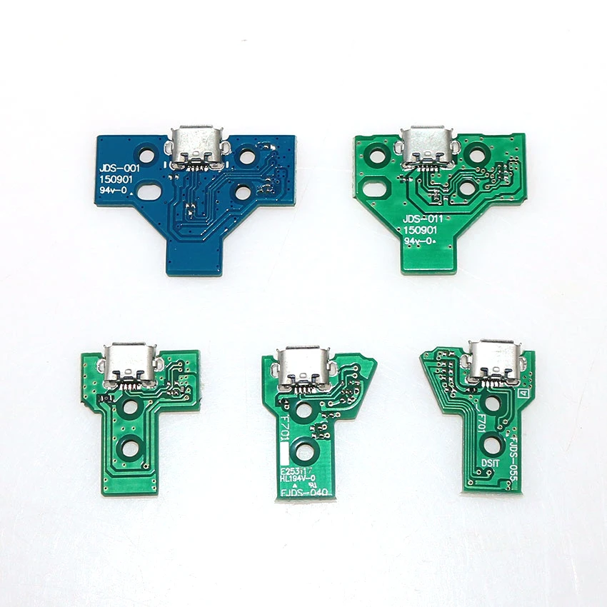 Brand New 12P 14P USB Charging Port Socket Circuit Board 12Pin 14PIN JDS 011 030 040 For PS4 Controller Repair Parts Replacement