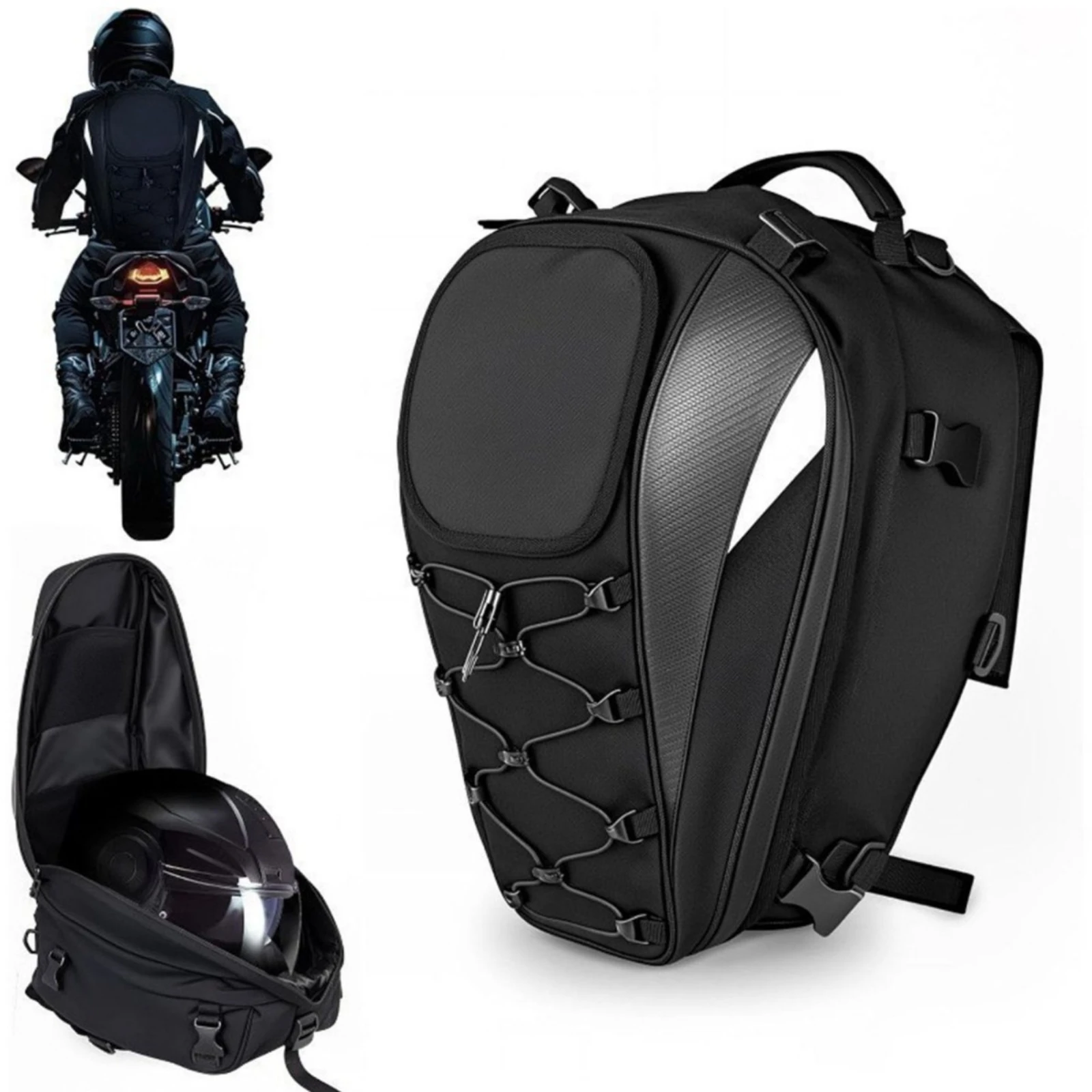 Kép 6: Motorbicikli Farok Olvasottság bővíthető Motorbicikli hátsó Felfekvési felület Olvasottság two-in-oneuse multifunctional számára motorcyclists, Akkordmunkás commuting