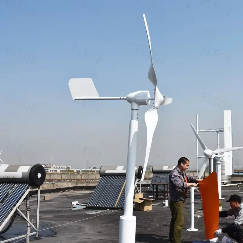 2kw 3kw 5kw 6kw 8kw 10kw Wind Turbine Horizontal Wind Energy Miniature Home