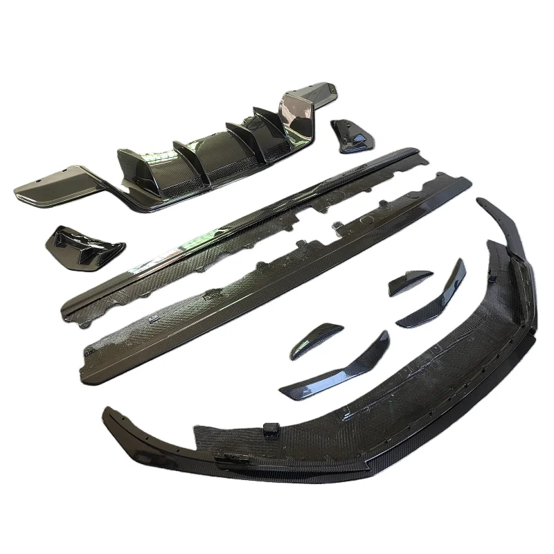 

High Quality Carbon Fiber Automotive Accessories Front Bumper Front Lip Rear Diffuser for Audi R8 Body Kit