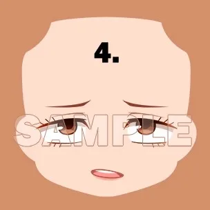 ItźKugisaki Nobara Ob11 Face Doll Adesivo per acqua fatto a mano Piastra frontale Gioco anime Accessori giocattolo cosplay