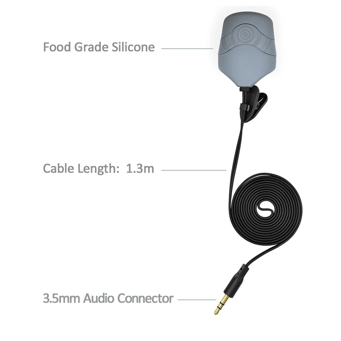 Clip de dedo de silicona Cardio Fitness, Sensor de frecuencia cardíaca para la yema del dedo, Monitor de variabilidad de frecuencia cardíaca HRV