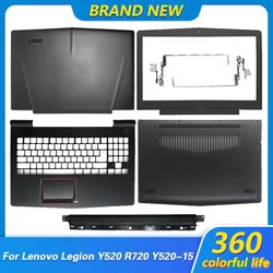 Laptop LCD Back Cover/Front Bezel/Hinges/Palmrest/Bottom Case For Lenovo Legion Y520 R720 Y520-15 R720 -15 Y520-15IKB R720-15IKB