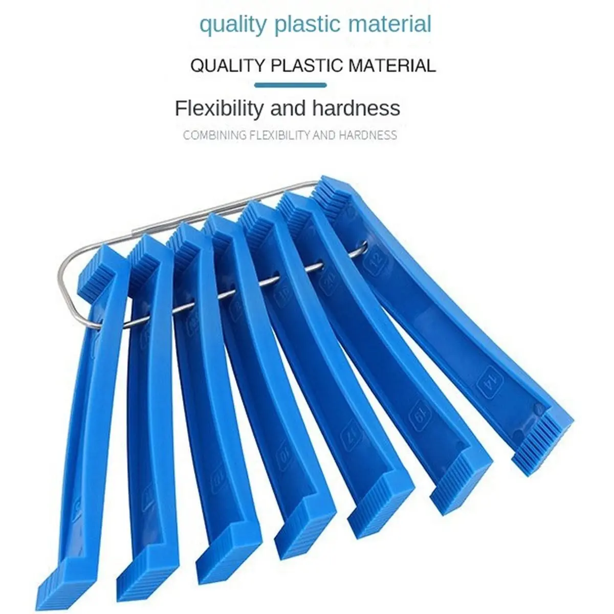 L70A 7 Pieces Repair Cleaning Brush, Coil Fin Comb for Commercial Appliance Home Automotive Maintenance Repair Evaporator view 4