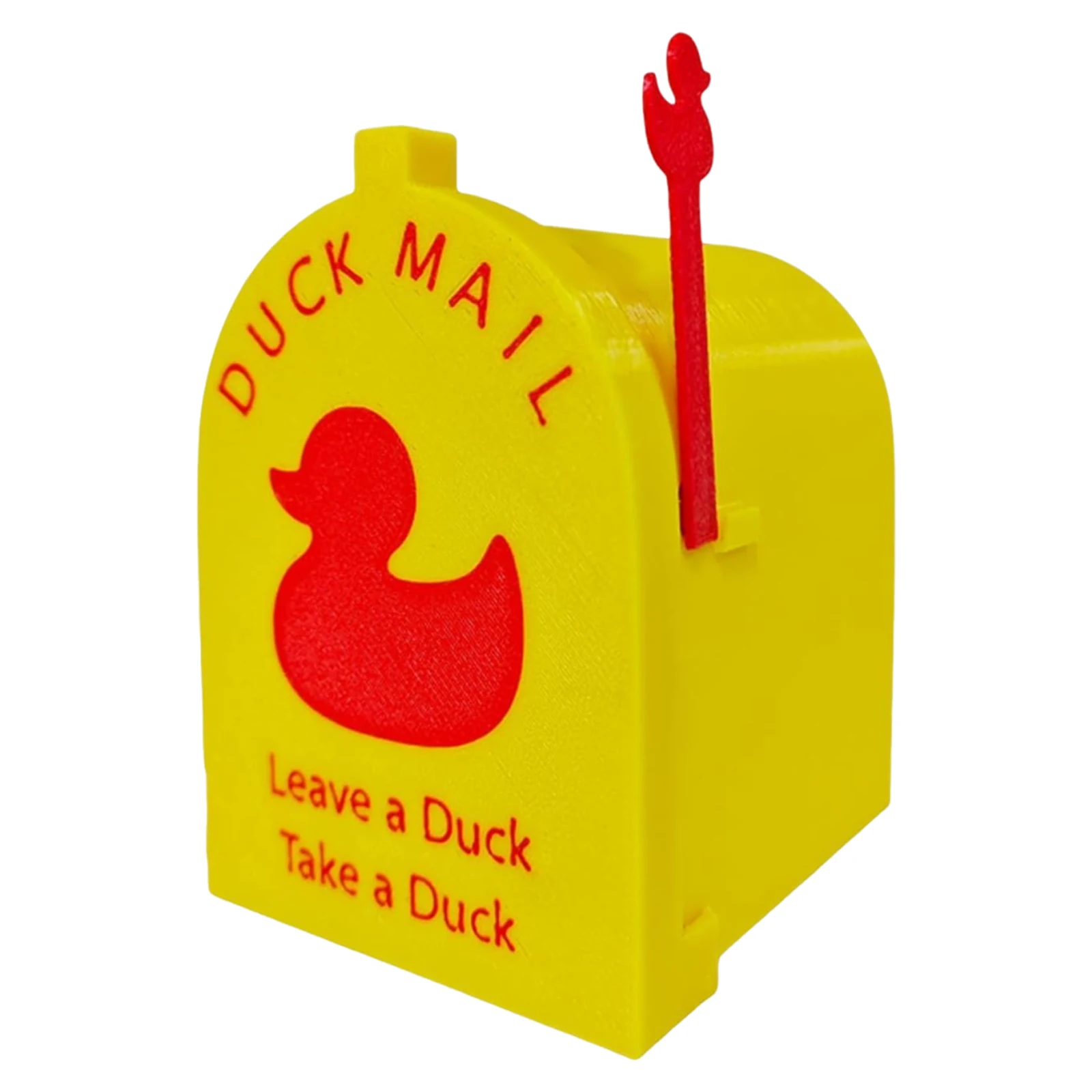 Mini Yellow Duck Mailbox Refrigerator Magnet Strong Adhesive Fridge Sticker Removable Fridge Magnet for Refrigerator Garage Door