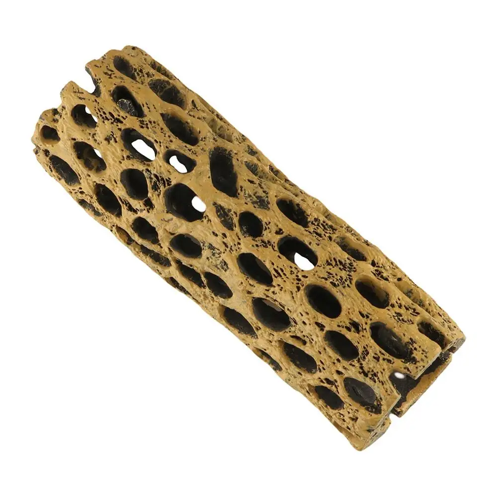 

Creative Decorative Fish Shrimp Dodging House Trunk Shape Resin Shrimp Hiding Cave Simulation Shrimp Shelter Aquarium