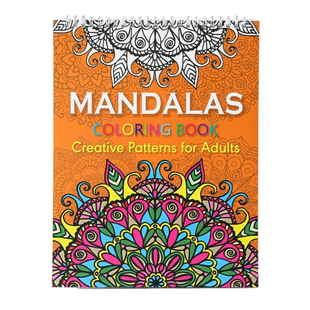 

Mandala/Birds/Butterfly/Animal Kids Coloring Book 20 Exquisite Pictures Spiral Watercolor Painting Book Thicken Paper