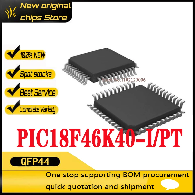 

1-100 шт./лот PIC18F46K40-I/PT PIC18F46K40 TQFP44 PIC18F46 18F46 чип 100% оригинал