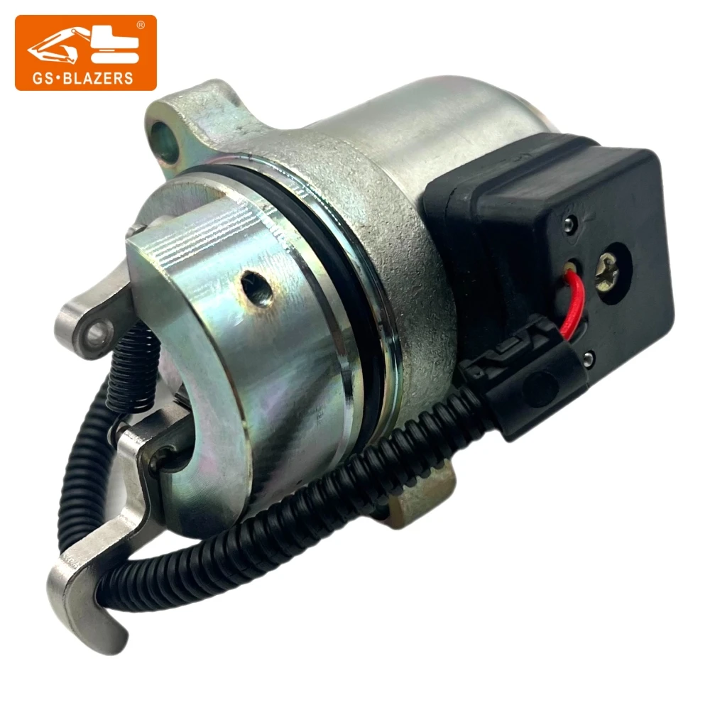 รถขุดการใช้หยุด Flameout โซลินอยด์วาล์ว 0427-2956-A สําหรับ DEUTZ BF6M2011 12V ชิ้นส่วนรถขุด