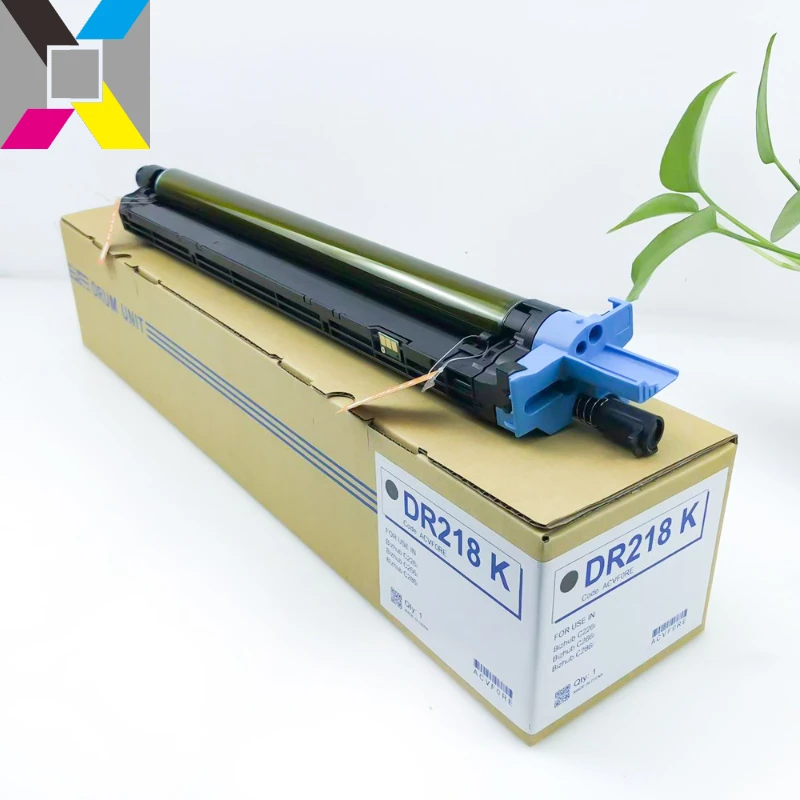 

Черный барабан DR218 C287 для Konica Minolta BizhubC287 C227 C286i C278i C257i C227i IU214 DR214, качество обслуживания барабана