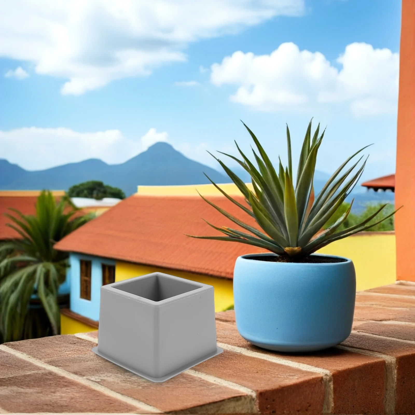 

2Pcs Silicone Concrete Molds Kit for Plant Pots Precision Geometric Design Mold for Handmade Cement Vase Garden Planter Crafts